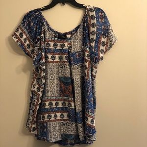 New Directions Womens Blouse